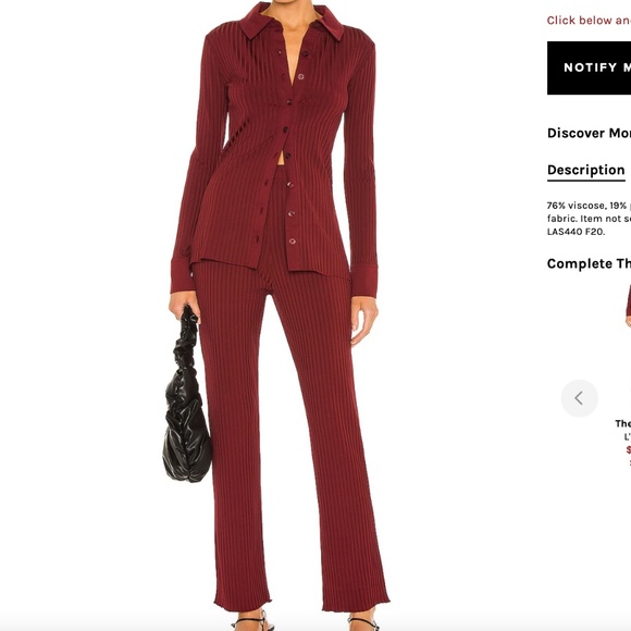 L'Academie Pants - NWT Revolve X Lacadmie